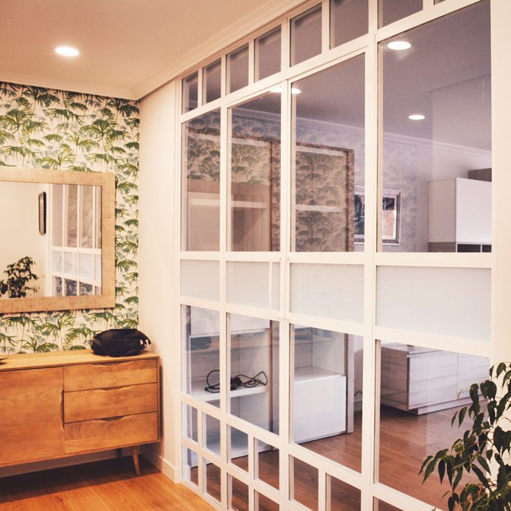 pared de cristal